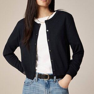 Talbots Petite Pima Cotton Button Up Cardigan